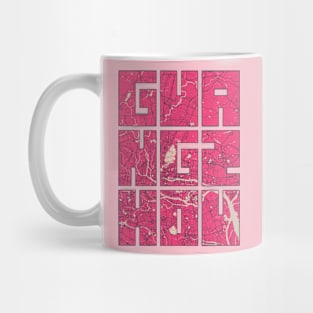 Guangzhou, Guangdong, China City Map Typography - Blossom Mug